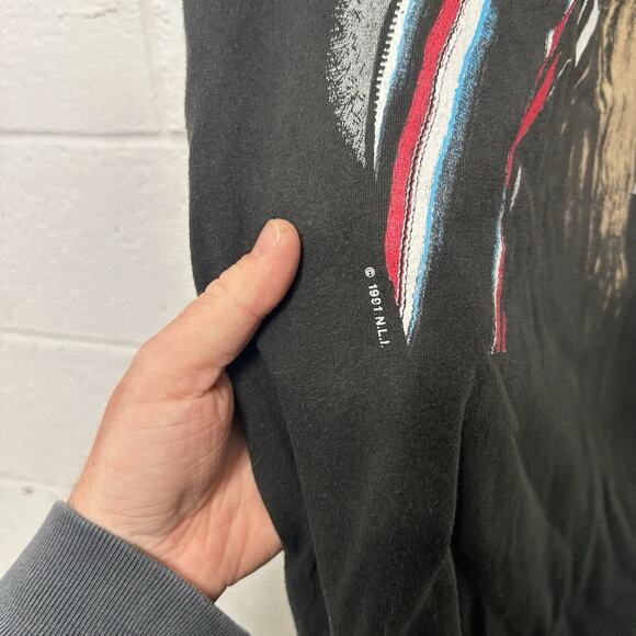 Vintage David Allan Coe “Rhinestone Cowboy” On Tour 1991 Tee - Picture 5 of 8